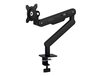 AOC AM400 bras réglable - pour écran plat - alliage d'aluminium - noir - Taille d'écran : 17"-34" - montrable sur bureau