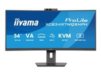 Bild von IIYAMA XCB3497WQSNPH-B1 86,36cm 34Zoll VA 3440x1440 350cd/m2 0.4ms 2xHDMI DP USB 5 year guarantee