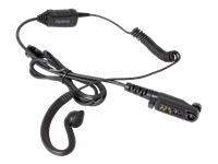 Bild von HYTERA C-Hörer mit Inline-PTT und Mikrofon schwarz für HP5 HP6 HP7 PD6 X1 Serie und PDC550 PDC680 PDM680 PTC680 Z1p PT590