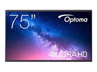 Bundle OPTOMA 5753RK 75p 400cd/m2 UHD Interactive 4K Multi-Touch-Display + WL10C Sensor Box NFC reader Secure login