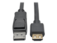 EATON TRIPPLITE DisplayPort 1.2 to HDMI Active Adapter Cable M/M 4K 60 Gripping HDMI Plug HDCP 2.2 15ft. 4.6m
