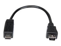 Bild von STARTECH.COM 15 cm Micro USB auf Mini USB-Adapterkabel – Stecker/Buchse