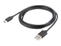 Bild von ASSMANN USB Type-C Anschlusskabelkabel Type-C - A St/St 1,8m 3A 480MB 2.0 Version sw