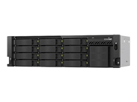 Bild von QNAP TS-h1655XeU-RP-8G3U short-depth Rackmount NAS 12x3.5inch 4xE1.S Intel Atom C5125 8C 2.8GHz 8GB RAM2 x 2.5GbE 1 x 10GBASE-T 2 x