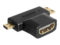 Bild von DELOCK Adapter HDMI-A Buchse > HDMI-C + HDMI-D Stecker