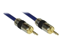 Bild von INLINE Klinke PREMIUM Audiokabel 10m InLine PREMIUM Qualitaet 3,5mm St/St 10m Stereo vergoldete Kontakte doppelt geschirmt