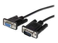 Bild von STARTECH.COM 1m DB9 Seriell RS232 Verlängerungskabel - RS 232 DB-9 Kabel Verlängerung- DB 9 (Stecker) RS-232 (Buchse) Schwarz