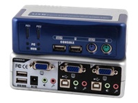 Bild von EFB Desktop KVM Switch VGA PS2 USB AUDIO Steuert 2 bzw 4 USB PC mit voller Audio Unterstuetzung