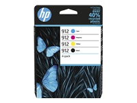 Bild von HP 912 CMYK Original Ink Cartridge 4-Pack