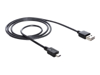 Bild von DELOCK Kabel EASY-USB 2.0 Typ-A Stecker > USB 2.0 Typ Mini-B Stecker 2m schwarz