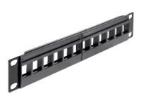 Bild von DELOCK 10  Patchpanel 12 Port Keystone