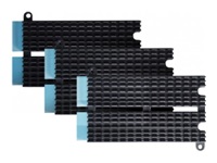Bild von ASUSTOR AS-HK1 Heatsink for FS67 / AS-T10G3 3-pack heatsinks for M.2 SSDs in one box
