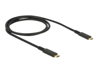 Bild von DELOCK USB 3.1 Gen 2 10 Gbps Kabel Type-C zu Type-C 1 m 3 A E-Marker koaxial