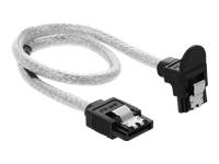 Bild von DELOCK SATA 6 Gb/s Kabel gerade auf unten gewinkelt 30cm transparent