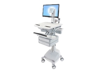 ERGOTRON cart with LCD-Pivot, StyleView, SLA powered 2 drawer, 24 inch, adjustable 68,6cm