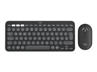 LOGITECH Pebble 2 Combo, TONAL GRAPHITE (DE) 2.4GHZ/BT UNIVERSAL