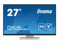 Bild von IIYAMA T2752MSC-W1 68,58cm 27Zoll WHITE Bonded PCAP 10P Touch 1920x1080 IPS-panel Flat Bezel Free Glass Front HDMI Displayport