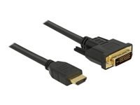 Bild von DELOCK HDMI zu DVI 24+1 Kabel bidirektional 5 m