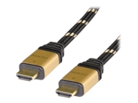 Bild von ROLINE Gold HDMI High Speed Kabel mit Ethernet 1m