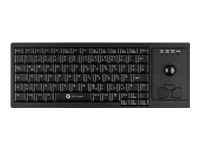 Bild von GETT Cleantype Xtra Roll Tastatur mit Trackball USB Farbe schwarz Layout DE