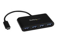 Bild von STARTECH.COM 4 Port USB 3.0 Hub - USB-C zu 4x USB-A - Kompakter USB C Hub - USB Typ C Hub - USB Hub - USB Type C