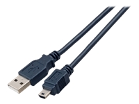 Bild von EFB USB2.0 Anschlusskabel A-Mini B 5polig  St.-St. 5m schwarz Classic