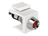 Bild von DELOCK Keystone LED rot 6 V weiss