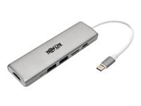 Bild von EATON TRIPPLITE USB-C Dock 4K HDMI USB 3.2 Gen 1 USB-A Hub Ports Memory Card 60W PD Charging