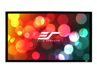 ELITE ER110WH1 16:9 H:136.9 W:243.5 2.36in/6cm Fixed Frame Front Projection Screen for Entry Level Home Cinema Projector