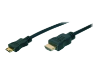 Bild von ASSMANN HDMI High Speed Anschlusskabel Type-C - Typ A St/St 2,0m Ultra HD 24p gold sw