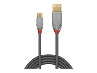 Bild von LINDY 2m USB 2.0 Typ A an Micro-B Kabel Cromo Line 480 Mbit/s