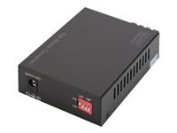 Bild von DIGITUS PoE Media Converter Singlemode 10/100/1000Base-T to 1000Base-LX Incl. PSU 30W SC connector Up to 20 km