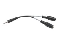 Bild von EATON TRIPPLITE 3,5mm 3-Position to 3.5mm 4-Position Audio Headset Splitter Adapter Cable 2xF/M 6 in. 15,2cm