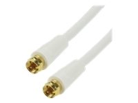 MCL Câble HQ pour antenne satellite type F mâle / mâle - 3m
