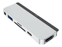 Bild von TARGUS HyperDrive USB-C 6-in-1 Form-Fit Hub - Silver - for USB-C iPad