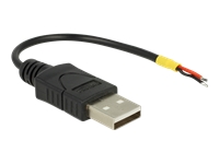 Bild von DELOCK Kabel USB 2.0 Typ-A Stecker > 2 x offene Kabelenden Strom 10 cm Raspberry Pi