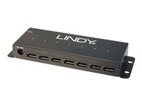 Bild von LINDY USB 2.0 Metall Hub 7 Port mit Euro-Netzteil