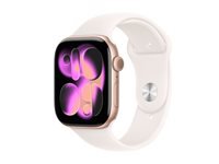 APPLE WATCH SERIES 11�GPS�46MM�ROSE GOLD ALUMINIUM CASE WITH LIGHT BLUSH SPORT BAND - M/L
