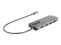 Bild von STARTECH.COM USB C Multiport Adapter USB C auf HDMI Adapter 4K USB-A 3.0 100W Power Delivery Pass-Through GbE Laptop Dockingstation