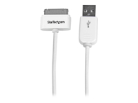 Bild von STARTECH.COM 1m USB iPhone / iPad und iPod Ladekabel - USB auf Apple 30 pin Dock Connector / Stecker Datenkabel - Weiss