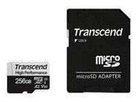 Bild von TRANSCEND 256GB microSD w/ adapter UHS-I U3 A2