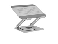 Bild von ICY BOX IB-NH300-R Halterung fuer Notebooks bis 43,18cm 17Zoll drehbar hoehenverstellbar Kuehlungsschlitze Silikonpads
