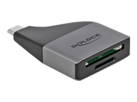 Bild von DELOCK USB Type-C Card Reader für SD/MMC + Micro SD Speicherkarten – kompaktes Design