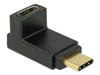 Bild von DELOCK Adapter SuperSpeed USB 10 Gbps USB 3.1 Gen 2 USB Type-C Stecker > Buchse gewinkelt oben / unten