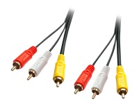 Bild von LINDY Audio-Videokabel 3xRCA/3x RCA 2m