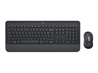 LOGITECH Signature MK650, Combo, for Business, - GRAPHITE, - (FRA), - CENTRAL