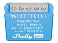 SHELLY 1 Mini Gen4 2-Pack Matter WLAN Smart Relay