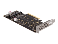 Bild von DELOCK PCI Express x8 Karte zu 2 x intern NVMe M.2 Key M - Bifurcation - Low Profile Formfaktor