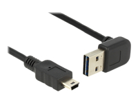 Bild von DELOCK Kabel EASY USB 2.0-A oben/unten gewinkelt > Mini USB 5 Pin Stecker/Stecker 2 m