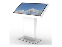 HI-ND Floorstand 43inch ELO Touch screen Landscape White